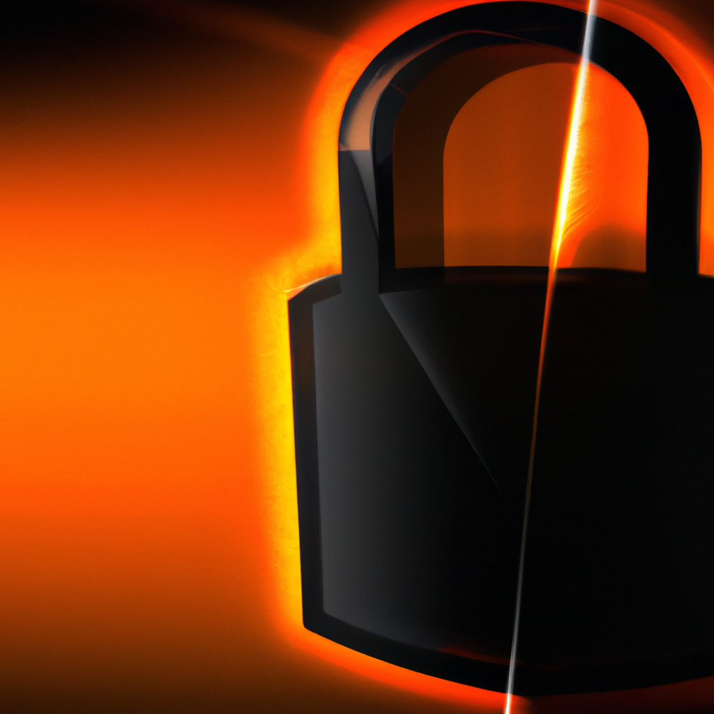 Shield and lock representing data protection